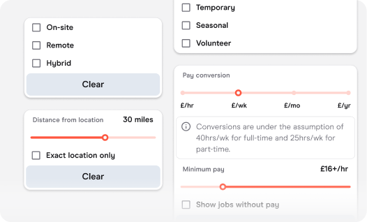Narrow down what works for you